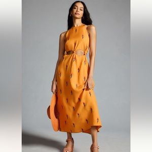 NWT- Farm Rio Parrot Maxi Dress